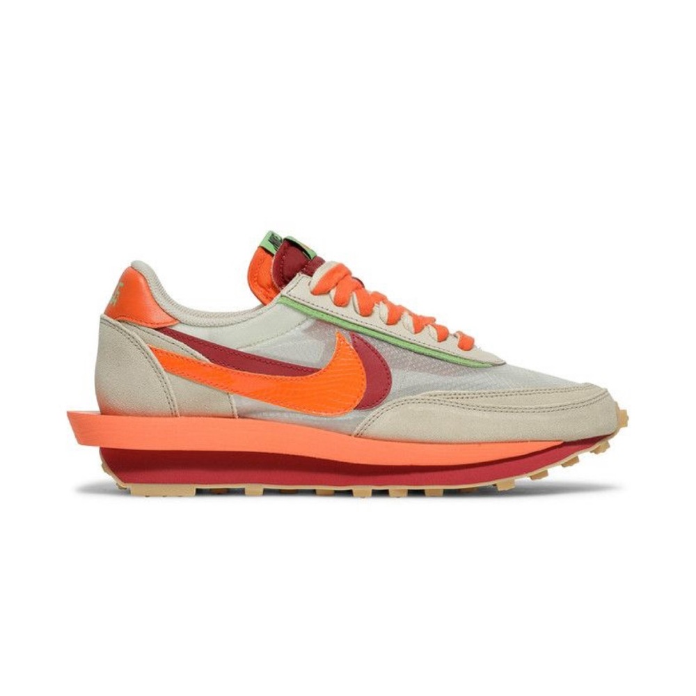 Nike LDWaffle Sacai x Clot - Kiss of Death (Net Orange Blaze)